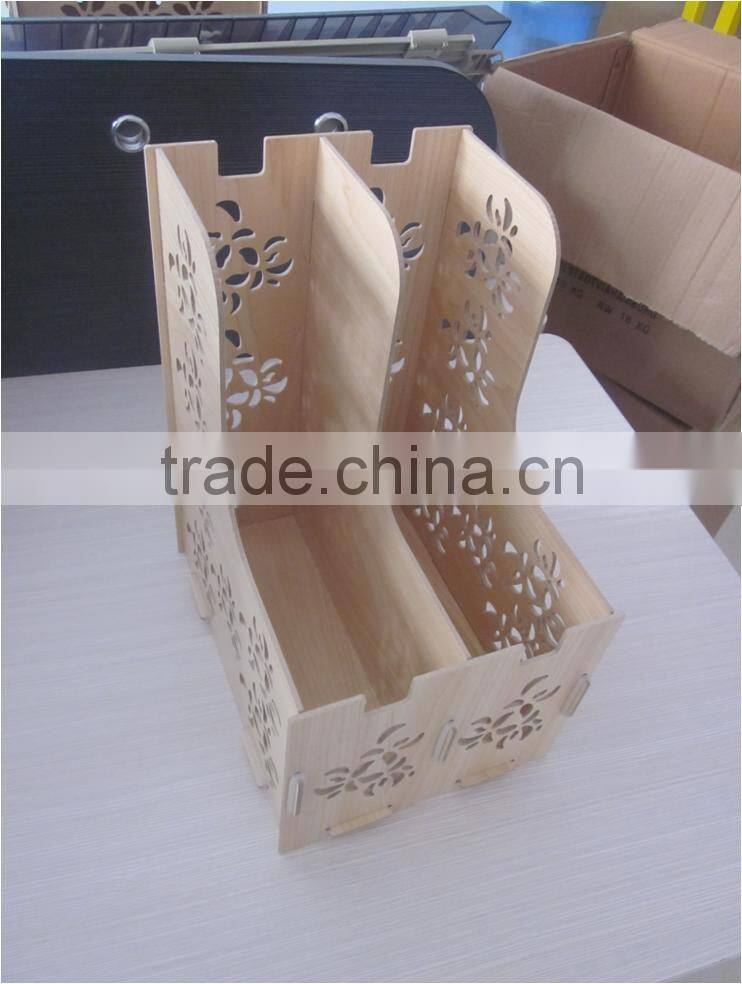Customized wooden stand file holders for sale