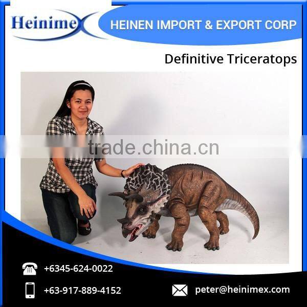 High Quality Amusement Park Equipment Animated Definitve Triceratops