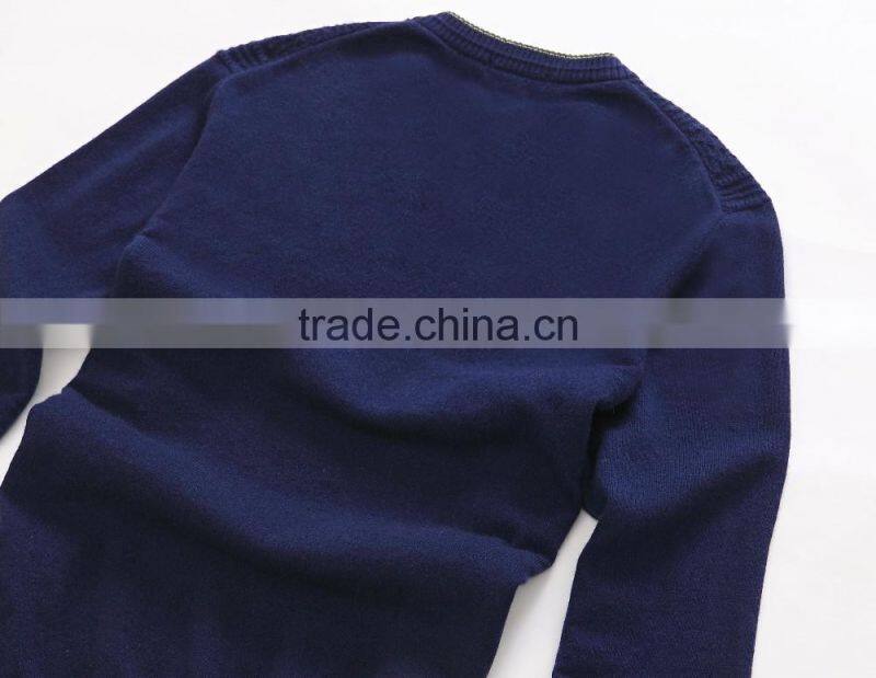 wholesale Knit Sweater Cashmere/wool v-neck Sweater Mens