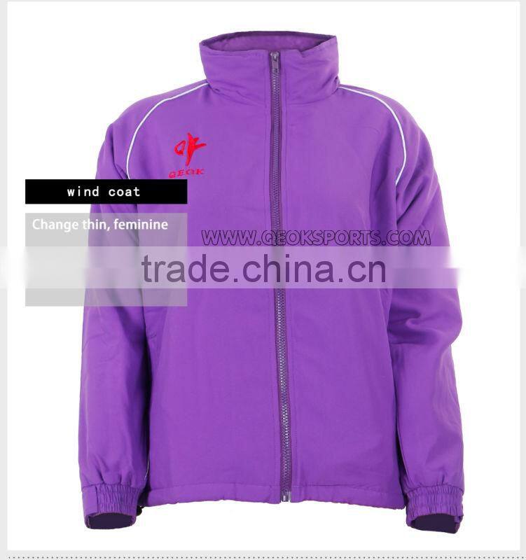 Custom purple fashion tracksuit jacket,,western fall softshell waterproof wears