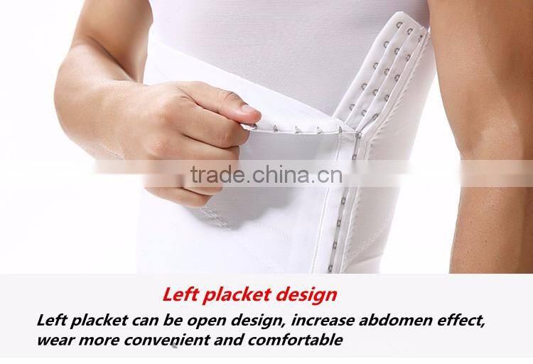 High quality Cheap Zipper Men Body Shaper Slimming Clothes