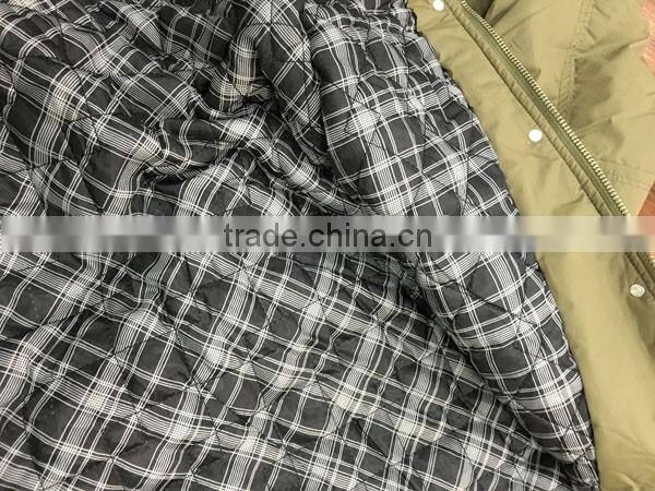 factory connecting heavyweight padded jacket stock apparel coat