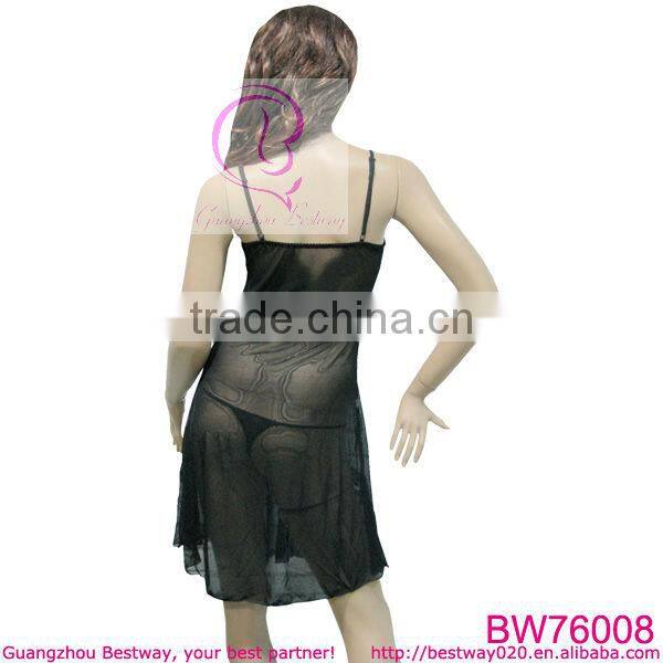 Sexy lingerie night lingerie transparent sleepwear