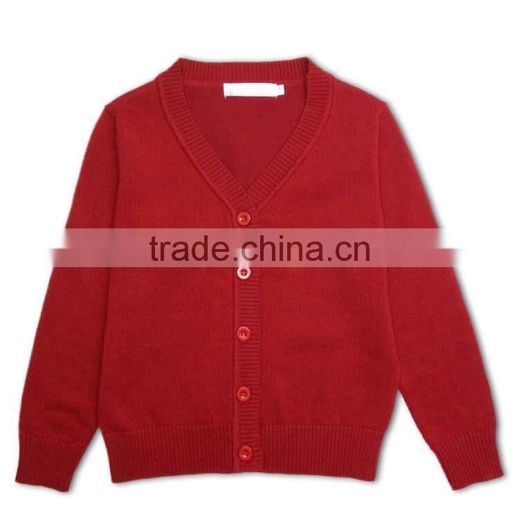 wholesale custom-made primary kids school cardigan uniforms