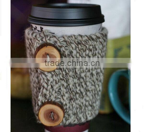 2015 Hand Knit Sock Coffee Cup Cozy