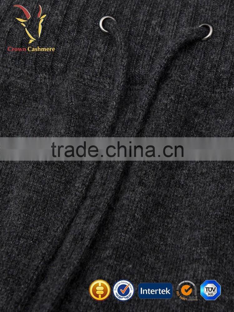 Factory sales fashion men's knitted cashmere pants