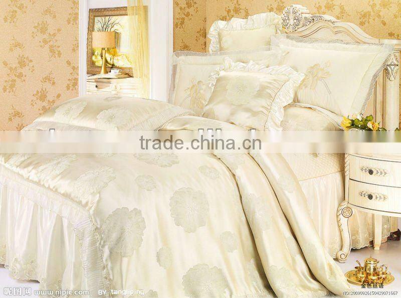 baby crib hand print dovet cover embroidered bedding set