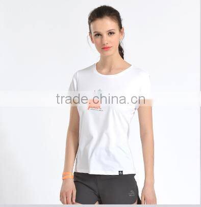 2017 new design wholesale gym wear hotsale promotional t-shirt