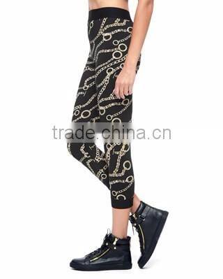 Hot Sale Sport Stylish Body Building Wear Printed Leggings For Women