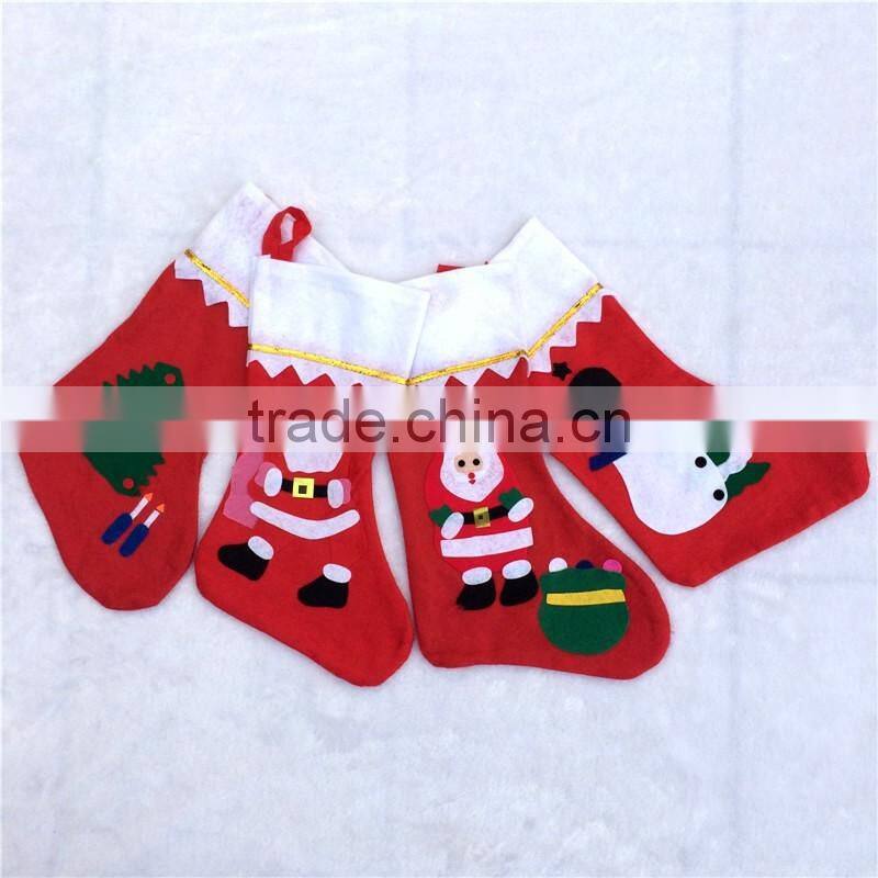 Christmas Tree Hanging Snowman Stocking for Home Decoration