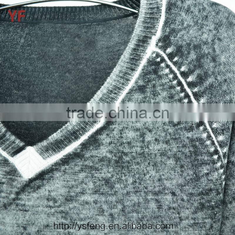 100% Cotton Fashion Knit Patterns Knitwear Woolen Sweater Designs For Ladies