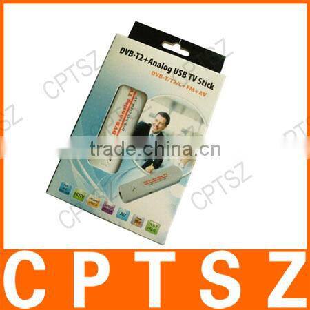 Digital DVB t2 PVR Analog USB TV stick Tuner Dongle PAL/NTSC/SECAM with antenna Remote HDTV Receiver for DVB-T2/DVB-C/FM/DVB/AV