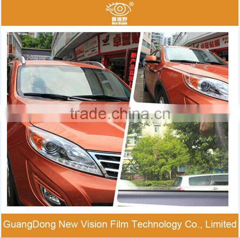 Free sample air bubble free 0.5m*3m 1ply window tint film for car glass