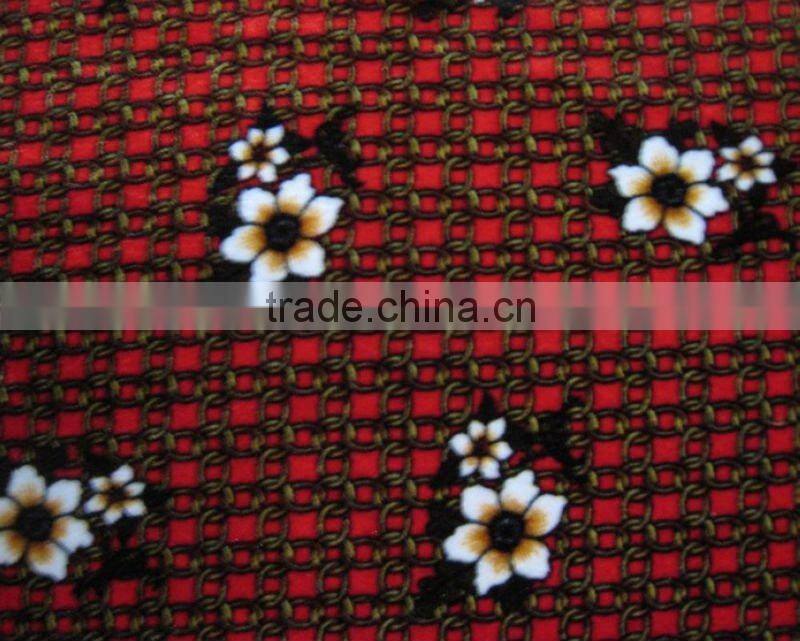 2013 New arrived 100 polyester printed velour fabric