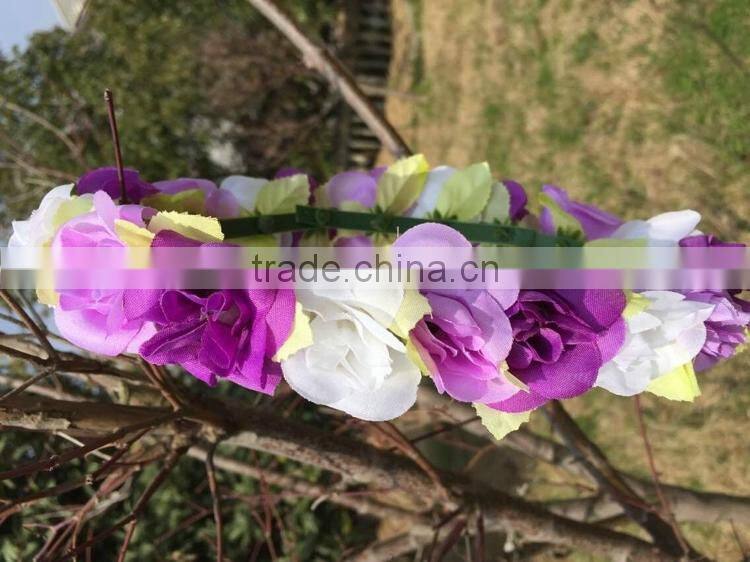 Wholesale decoration floral hoop , Christmas garland , wreath for headwear M5040815