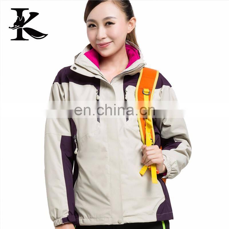 high performence men 3 in 1 jacket outdoor winter jacket support customized