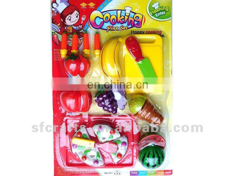 New,plastic cut fruite game toy for kids