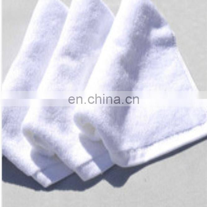 pure white 100% cotton hand towel