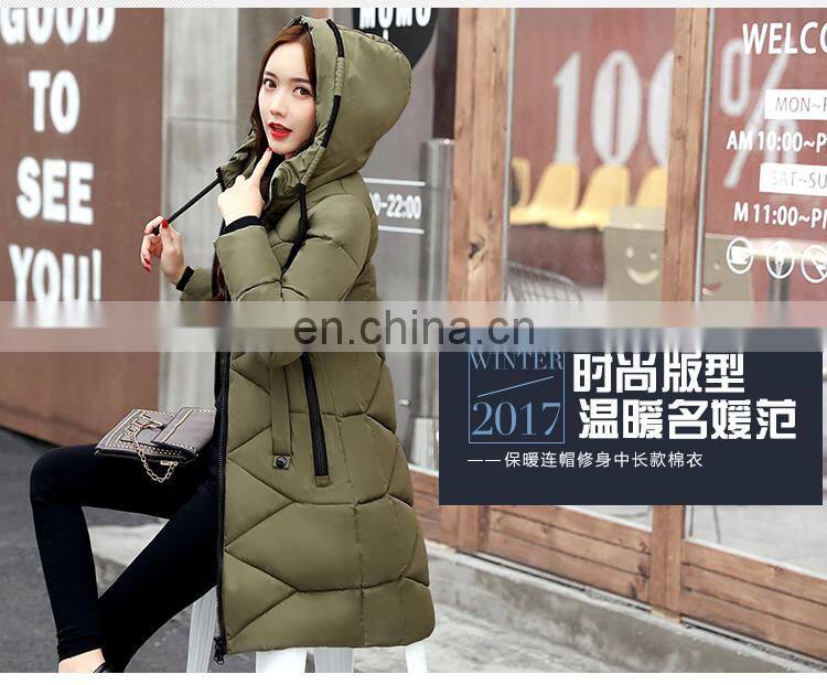 Winter cotton women in the long section of the Slim cotton-padded Korean version of the down jacket students jacket fashion wome