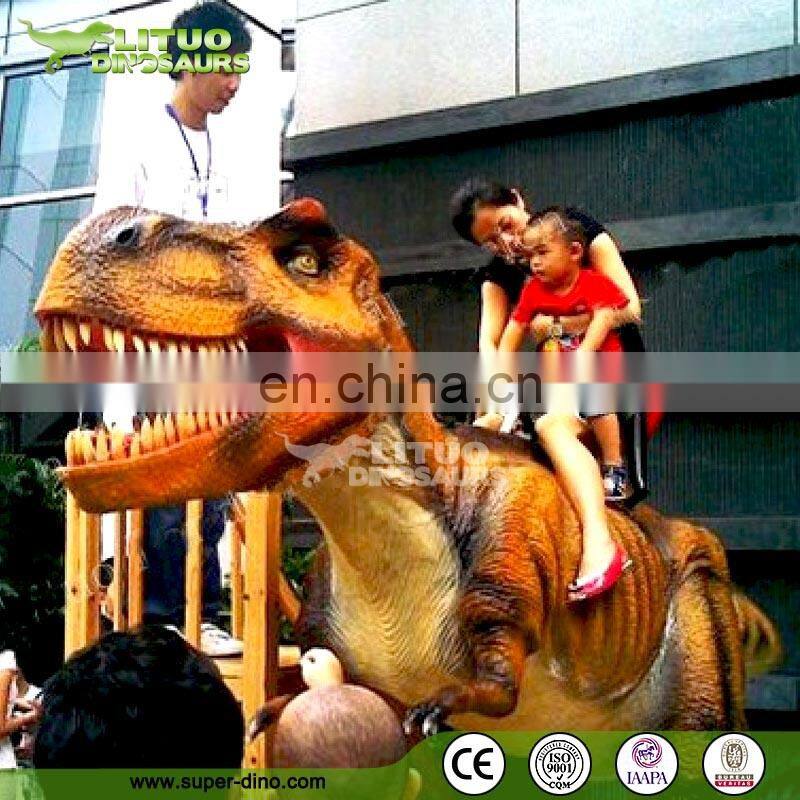 Kids Attraction Remote Control Dinosaur Rides