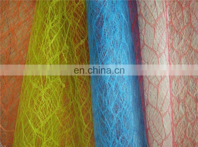 best selling polyester maple leaf mesh fabric for flower package flower wrapping tulle