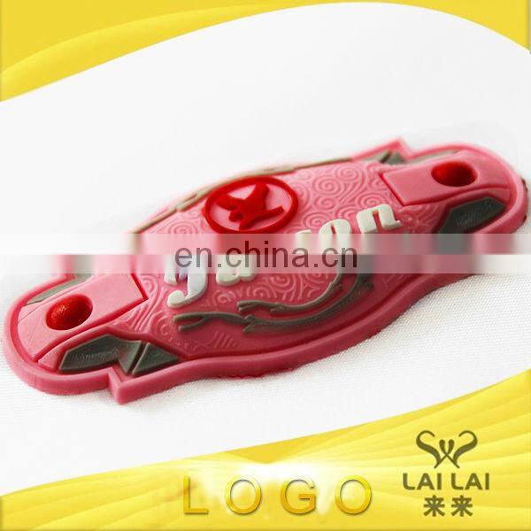 Radial tire repair patch, rubber patch