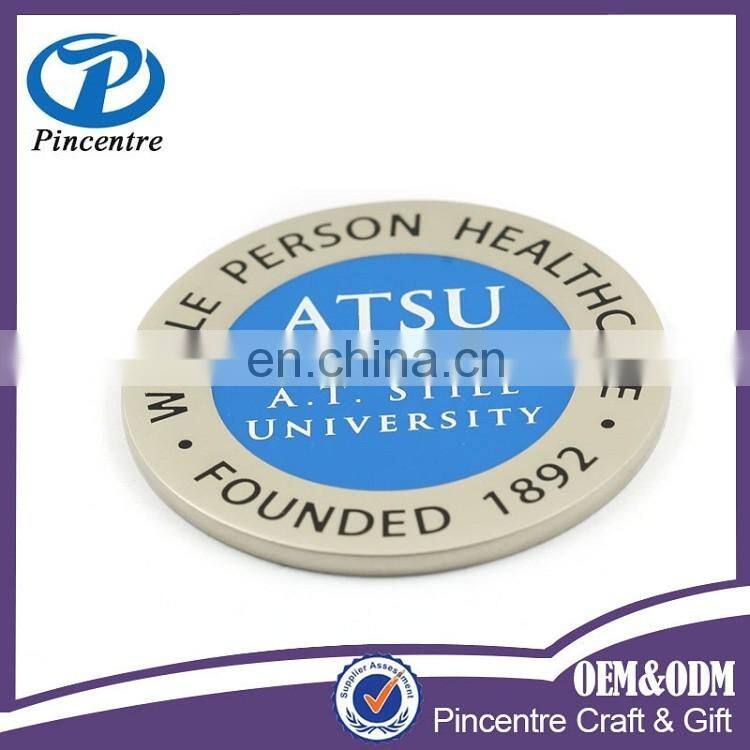 China manufacturer hot sale Colored metal cheap challenge coins