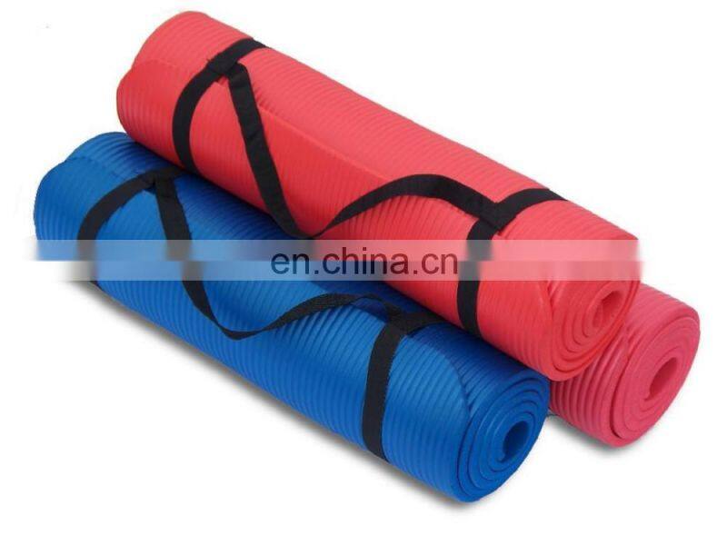 High density extra thick soft fitness foam NBR yoga mat