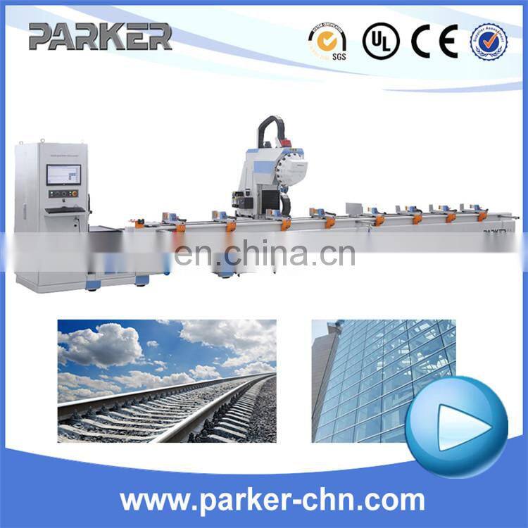 Aluminum parts profile cnc plate drilling machine