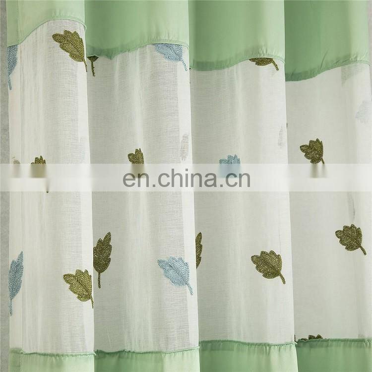 2017 New design colorful curtains embroidery with high quality