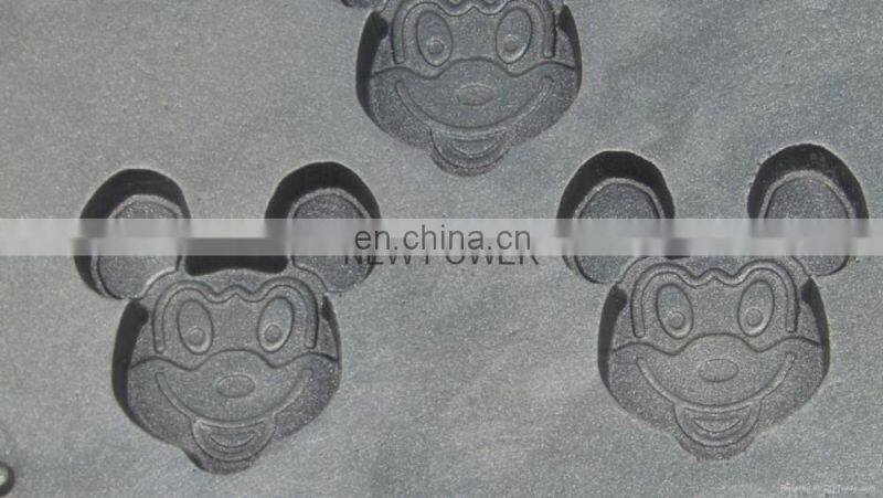 electric cartoon waffle maker mouse waffle cone cartoon commercial waffle maker