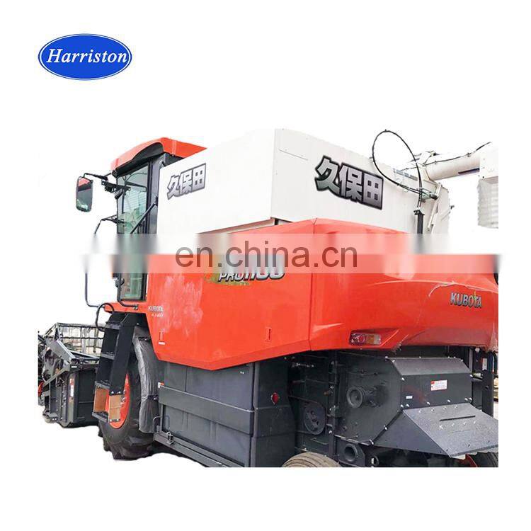 80.1KW power Kubota harvester with air-conditioned cab