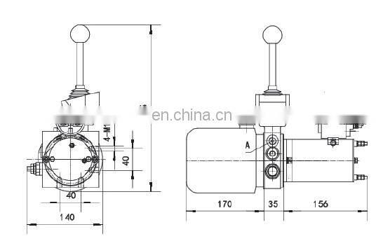 24VDC 800W China factory direct sale Stacker Hydraulic Power Units Pack