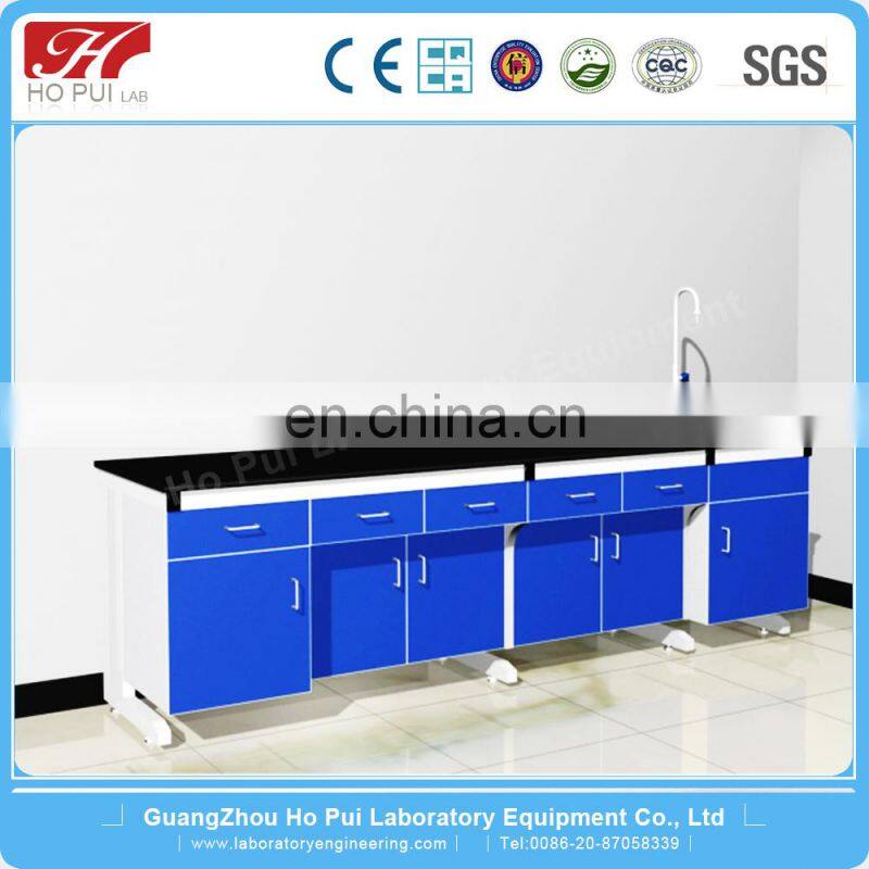stainless steel laboratory furniture fume hood and lab island bench for work
