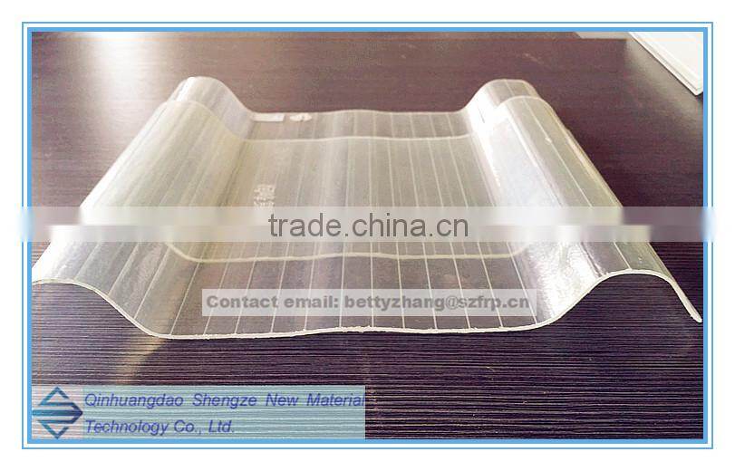 FRP skylight roof/workshop transparent tile/ Waveform transparent tile