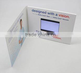 Best and creative 5.0 inch video teaching card,video greeting card,lcd video cards