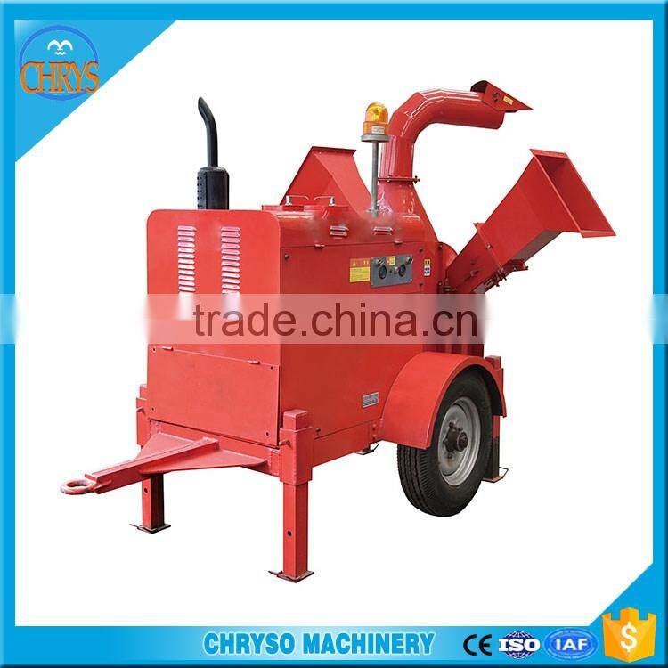3 point hitch Low invest Convenient Pulled mobile wood crusher