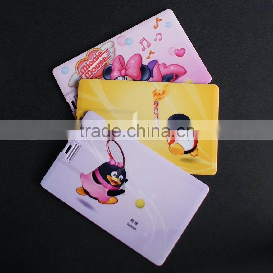 factory price good quality high speed low price 2gb business card usb of promotion gift with high definition full printing