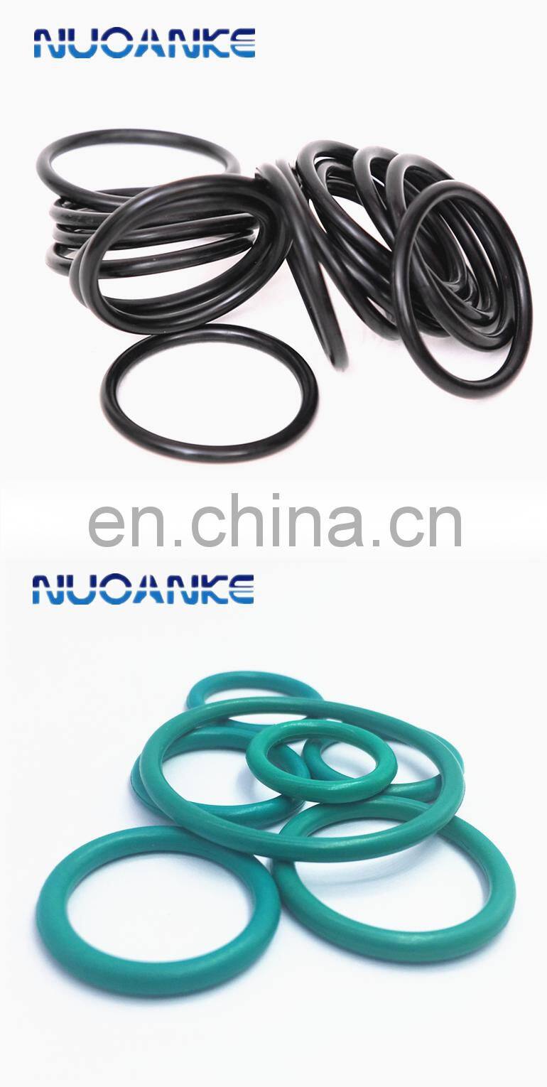 High Temperature And Pressure Resistance FPM O-Ring FKM Green Rubber O Ring
