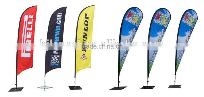 red white green colorful beach flags