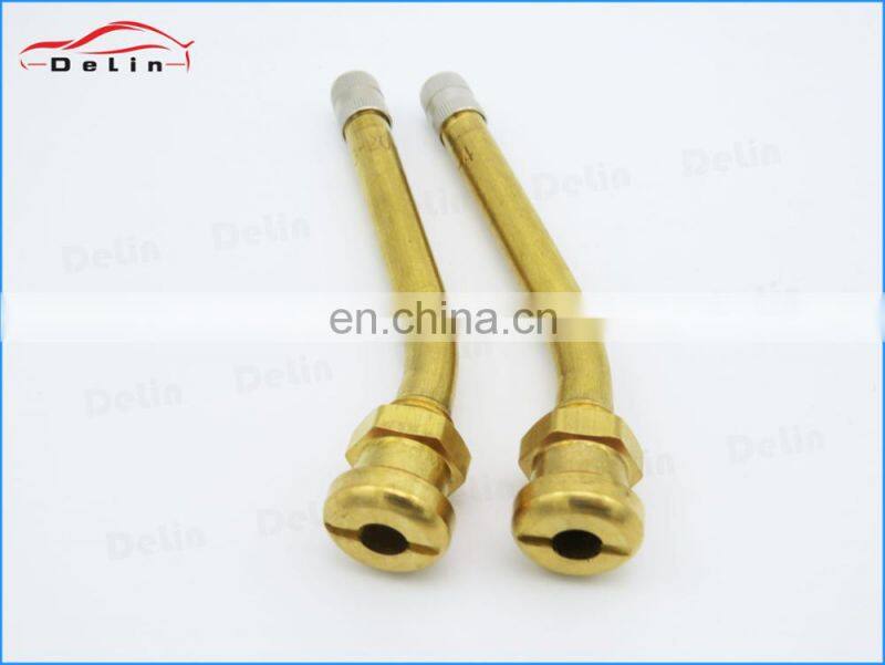 DeLin brass schrader air valve hexangular heavy duty truck tire valve v3-20-4 v3.20.4