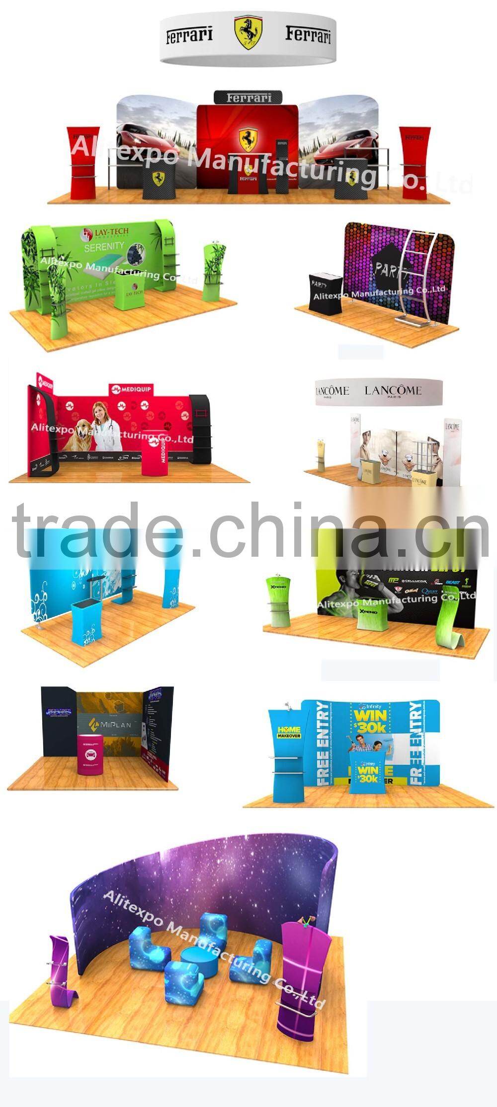 Wholesale in China Exhibition Booth Folding Expo Wall Display
