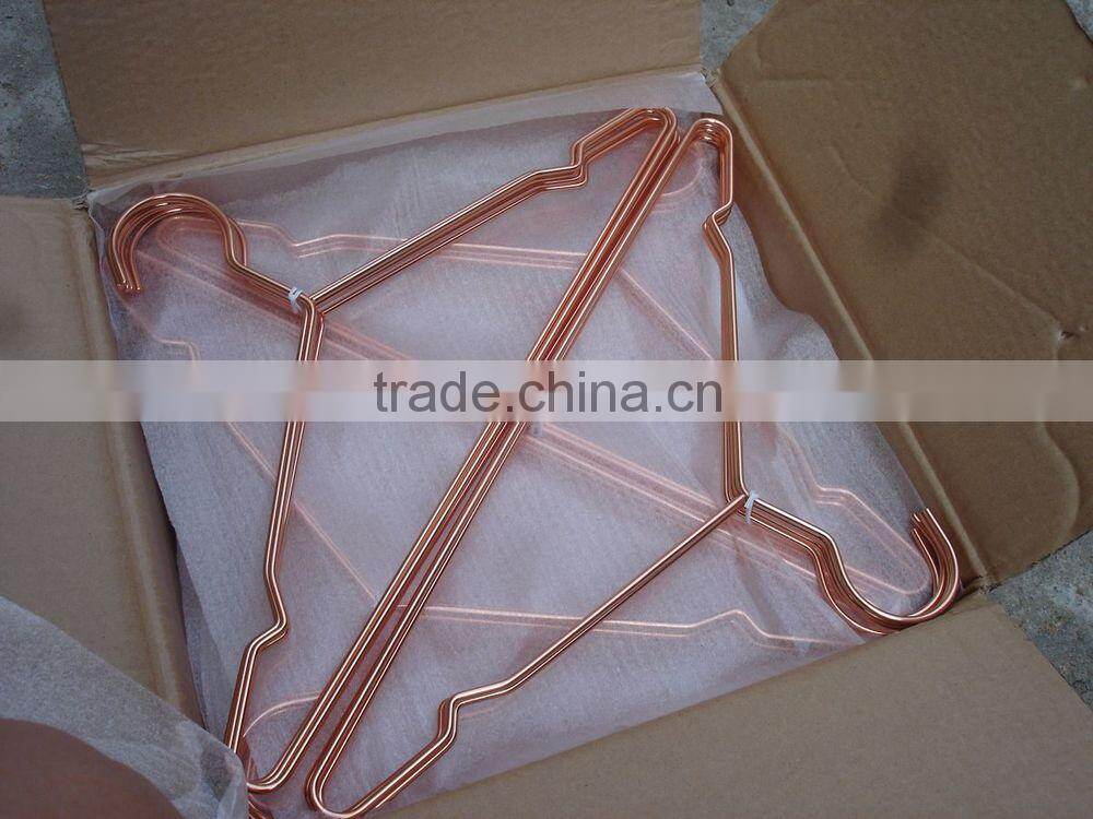 copper metal coat hangers for clothes