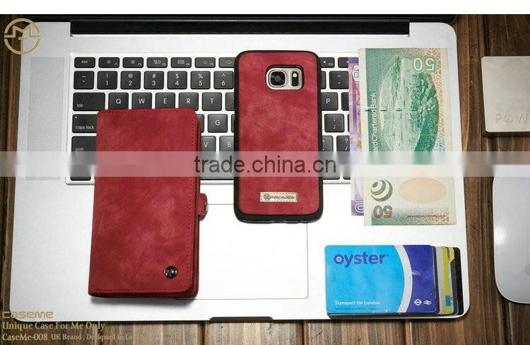 for Samsung s7 case leather stand flip phone case with 2 business card holder photo bag leather case for Samsung s7