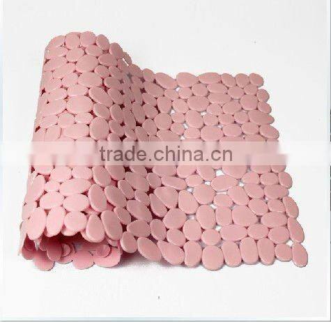 Modern colourful bath rug