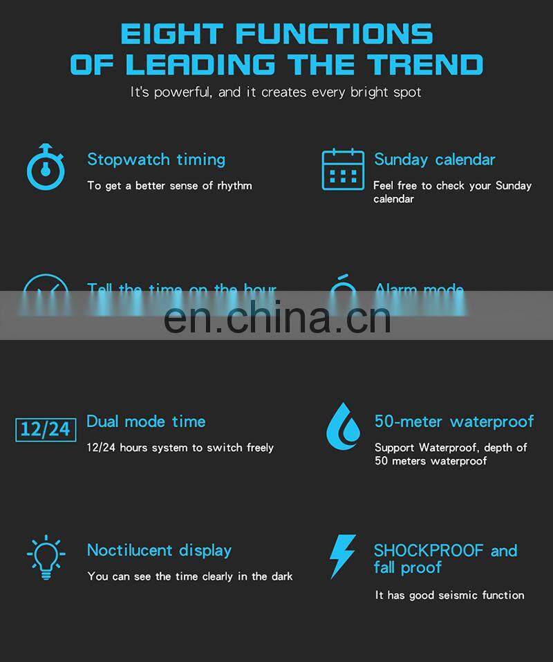 Sanda 6071 Outdoor Sports Watches Digital Male Chronograph Water Resistant Clock Watch Men