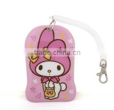 Promotional Business card Clip ,soft pvc card holder with lanyard