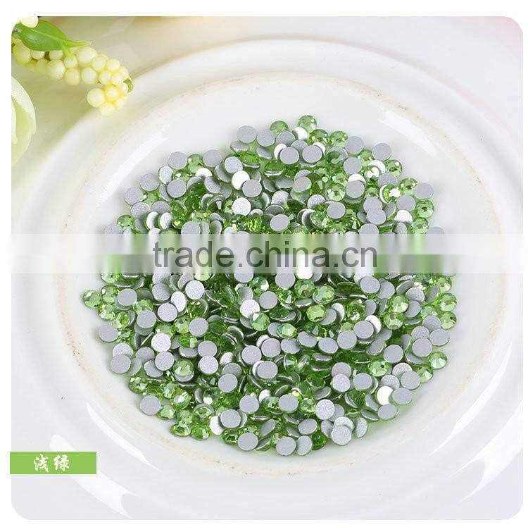 Colored Hot Fix Rhinestone For Clothing,Flatback Loose Iron On Rhinestone Light Blue Jewelry Findings Charms