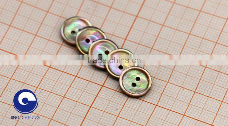 customized natural conch shell decoration button for suit