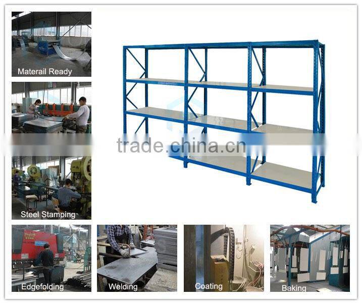 High End Shelf Metal Furniture 4 Tier Supermarket Steel Storage System